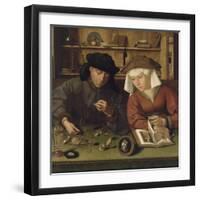 Le prêteur et sa femme-Quentin Metsys-Framed Giclee Print