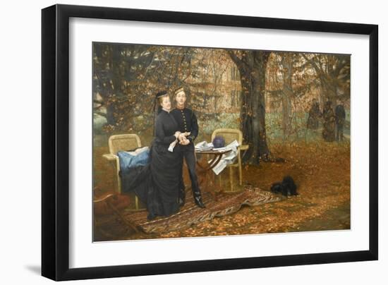 Le Prince impérial et sa mère-James Tissot-Framed Giclee Print