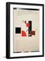 Le Principe De La Peinture Murale (The Principle of the Mural Painting). Oeuvre De Kasimir Severino-Kazimir Severinovich Malevich-Framed Giclee Print