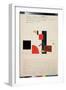 Le Principe De La Peinture Murale (The Principle of the Mural Painting). Oeuvre De Kasimir Severino-Kazimir Severinovich Malevich-Framed Giclee Print