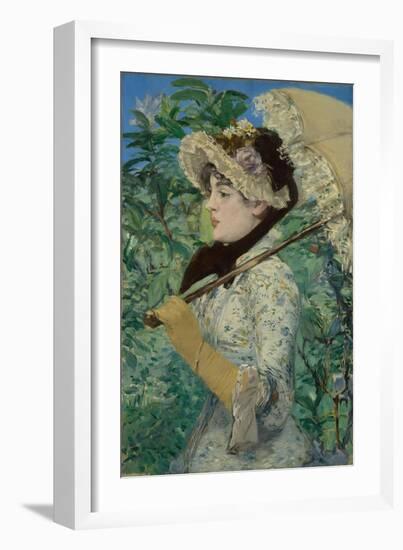 Le Printemps (Jeanne Demarsy), 1881-Edouard Manet-Framed Giclee Print