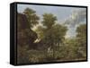 Le Printemps ou le Paradis terrestre-Nicolas Poussin-Framed Stretched Canvas