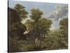 Le Printemps ou le Paradis terrestre-Nicolas Poussin-Stretched Canvas