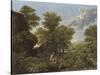 Le Printemps ou le Paradis terrestre-Nicolas Poussin-Stretched Canvas