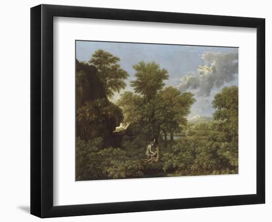 Le Printemps ou le Paradis terrestre-Nicolas Poussin-Framed Premium Giclee Print