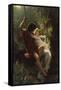 Le Printemps-Pierre-Auguste Cot-Framed Stretched Canvas