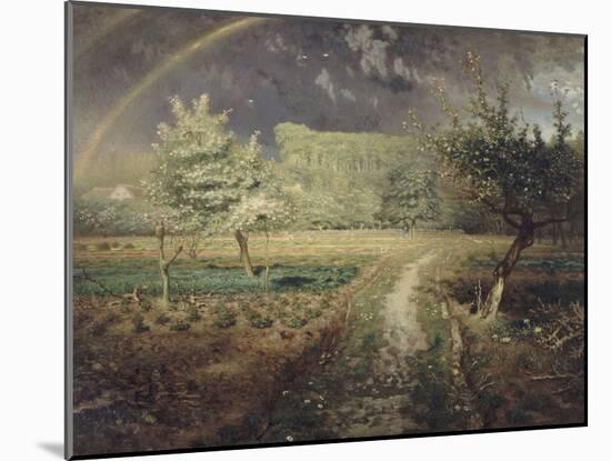 Le printemps-Jean-François Millet-Mounted Giclee Print