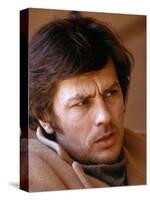 Le professeur by VALERIO ZURLINI and ENRICO MEDIOL with Alain Delon, 1972 (photo)-null-Stretched Canvas