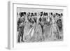 Le Promenoir, 19th Century-Constantin Guys-Framed Giclee Print