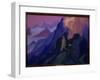 Le Prophete. Mahomet (Mohammed Ou Muhammad) (570-632) Sur Le Mont Hira. (Islam, Episode De La Revel-Nicholas Roerich-Framed Giclee Print