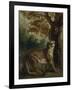 Le Puma, dit aussi Lionne guettant une proie-Eugene Delacroix-Framed Giclee Print