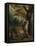 Le Puma, dit aussi Lionne guettant une proie-Eugene Delacroix-Framed Stretched Canvas