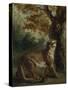 Le Puma, dit aussi Lionne guettant une proie-Eugene Delacroix-Stretched Canvas