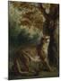 Le Puma, dit aussi Lionne guettant une proie-Eugene Delacroix-Mounted Giclee Print