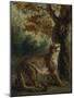 Le Puma, dit aussi Lionne guettant une proie-Eugene Delacroix-Mounted Giclee Print