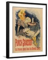 Le Punch Grassot-Jules Chéret-Framed Art Print