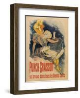 Le Punch Grassot-Jules Chéret-Framed Art Print