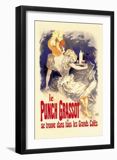 Le Punch Grassot-Jules Ch?ret-Framed Art Print