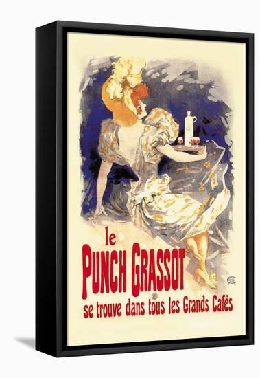 Le Punch Grassot-Jules Ch?ret-Framed Stretched Canvas