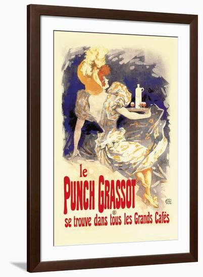 Le Punch Grassot-Jules Chéret-Framed Art Print