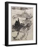 Le Puy, Third Plate, 1894-Joseph Pennell-Framed Giclee Print