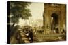 Le quai Conti, 1846-William Parrott-Stretched Canvas