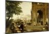 Le quai Conti, 1846-William Parrott-Mounted Premium Giclee Print