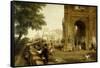 Le quai Conti, 1846-William Parrott-Framed Stretched Canvas