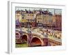 Le Quai Conti, Paris, 1896-Maximilien Luce-Framed Giclee Print