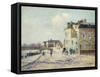 Le Quai De L'Oise a Pointoise, 1908-Gustave Loiseau-Framed Stretched Canvas