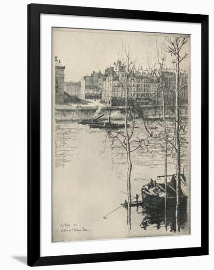 Le Quai De Lhorloge, 1915-Eugene Bejot-Framed Giclee Print