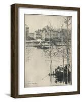 Le Quai De Lhorloge, 1915-Eugene Bejot-Framed Giclee Print