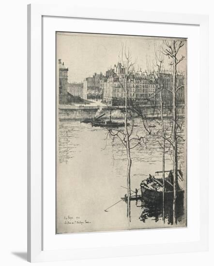 Le Quai De Lhorloge, 1915-Eugene Bejot-Framed Giclee Print