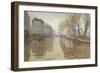 Le Quai de Montebello (inondation de 1910)-Germain Bonneton-Framed Giclee Print