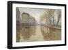 Le Quai de Montebello (inondation de 1910)-Germain Bonneton-Framed Giclee Print
