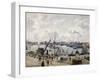 Le Quai De Southampton Au Havre, 1903-Camille Pissarro-Framed Premium Giclee Print