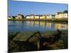 Le Quai Des Francais Libres, Ile De Sein, Breton Islands, Finistere, Brittany, France-Bruno Barbier-Mounted Photographic Print