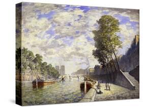 Le Quai Des Grands-Augustine, Paris-Frank Myers Boggs-Stretched Canvas