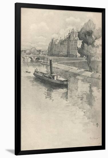 Le Quai Des Orfevres, 1915-Eugene Bejot-Framed Giclee Print