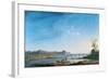 Le quai des Tuileries, le pont Royal, la Grenouillère-Alexandre Jean Noël-Framed Giclee Print