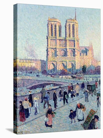 Le Quai St. Michel and Notre Dame, 1901-Maximilien Luce-Stretched Canvas