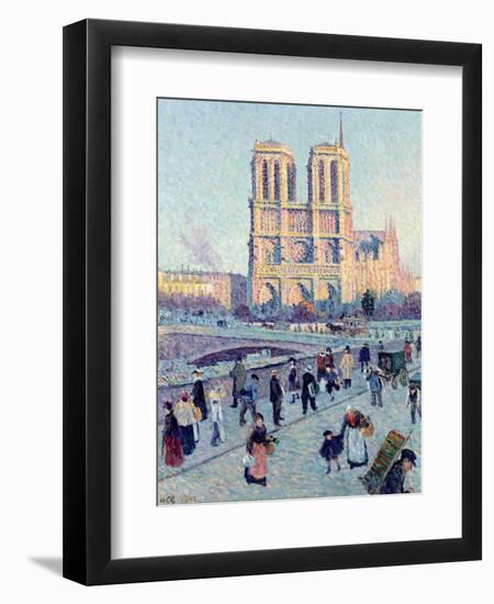 Le Quai St. Michel and Notre Dame, 1901-Maximilien Luce-Framed Giclee Print