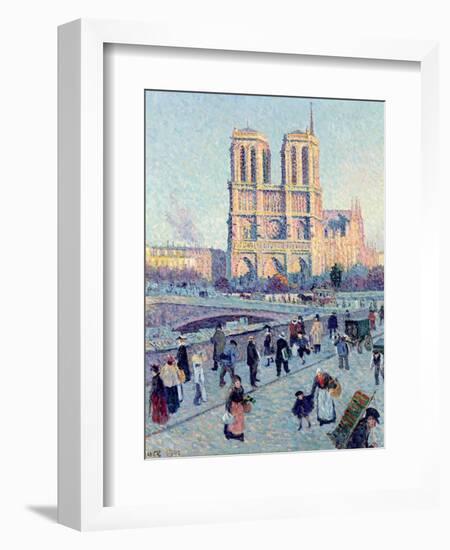 Le Quai St. Michel and Notre Dame, 1901-Maximilien Luce-Framed Giclee Print