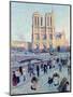 Le Quai St. Michel and Notre Dame, 1901-Maximilien Luce-Mounted Giclee Print