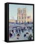 Le Quai St. Michel and Notre Dame, 1901-Maximilien Luce-Framed Stretched Canvas
