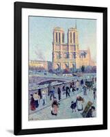 Le Quai St. Michel and Notre Dame, 1901-Maximilien Luce-Framed Giclee Print