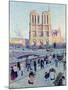 Le Quai St. Michel and Notre Dame, 1901-Maximilien Luce-Mounted Giclee Print