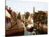 Le Quai Vert, Bruges-null-Stretched Canvas