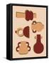 Le Quotidien - Vases Collections-Margaux Fugier-Framed Stretched Canvas