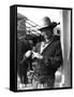 Le Rabbin au Far West THE FRISCO KID by Robert Aldrich with Harrison Ford, 1979 (b/w photo)-null-Framed Stretched Canvas